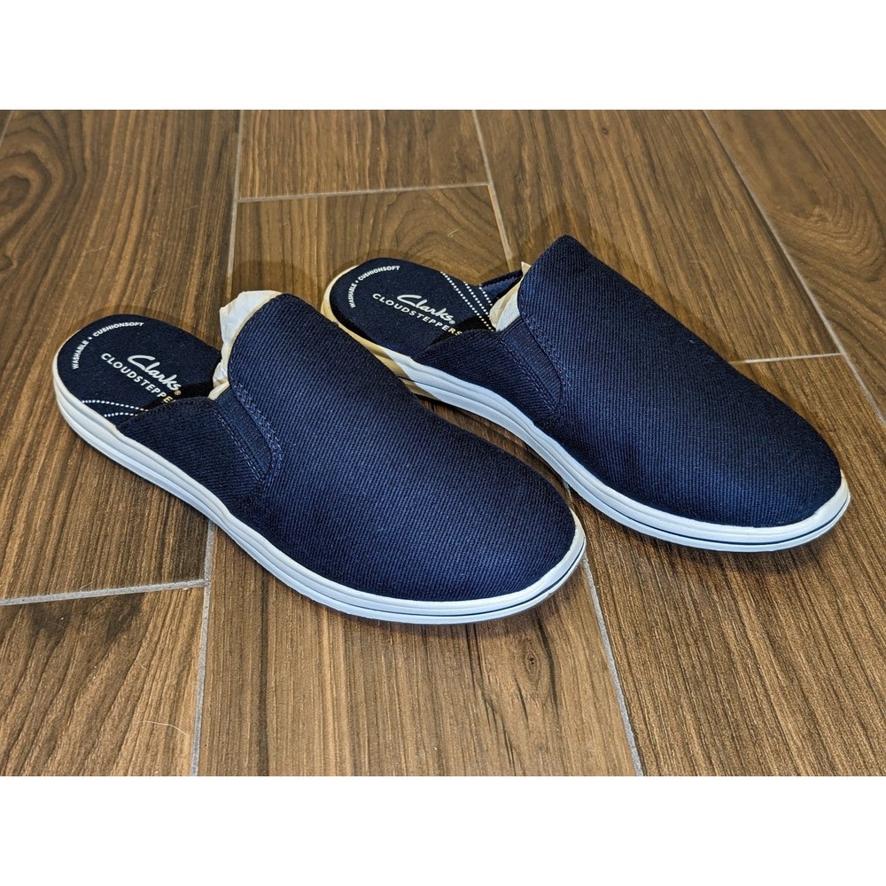 Clarks Cloudstepper Breeze Shore Mules Shoes - Picture 7 of 10